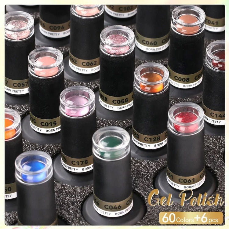 Pro 60 Colours Gel Polish Kit Born Pretty