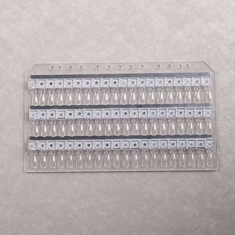NSI Australia Pro Magnetic Swatch Book refill page — clear board with rows of magnetic gel polish swatch tips
