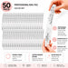 100 grit curved nail files for shaping acrylic, gel and nail extensions