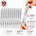 150 grit curved nail files for shaping, blending and finishing natural or enhanced nails