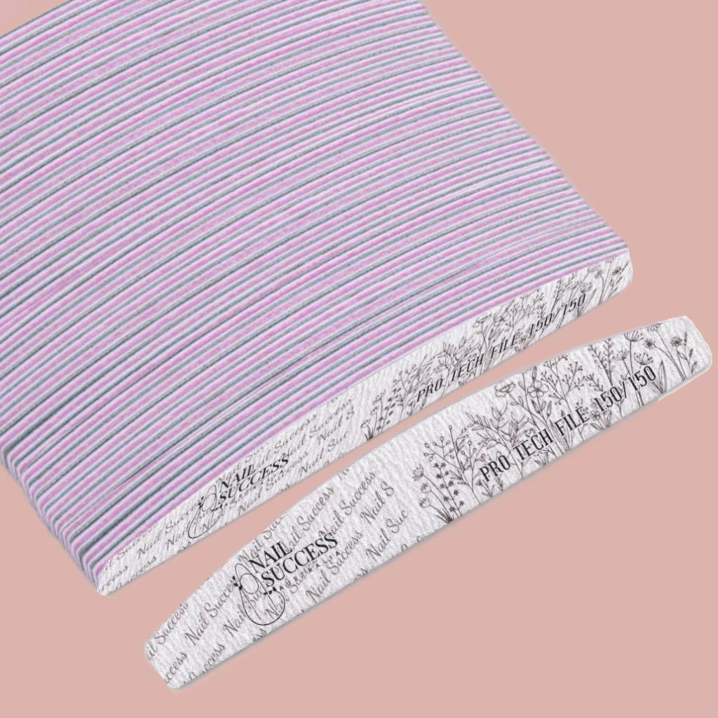 150 grit, medium nail file and buffer pack (50pcs)