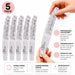 Pro nail file 150150 medium nail file and buffer NSI Australia 5 pcs pack pro file