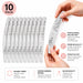 Pro nail file 180180 fine nail file and buffer NSI Australia 10 pcs pack pro file