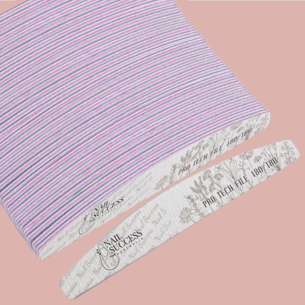 180 grit, fine nail file and buffer pack (50pcs)