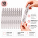 Pro nail file 240240 extra fine nail file and buffer NSI Australia 10 pcs pack pro file