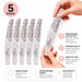 Pro nail file 240240 extra fine nail file and buffer NSI Australia 5 pcs pack pro file