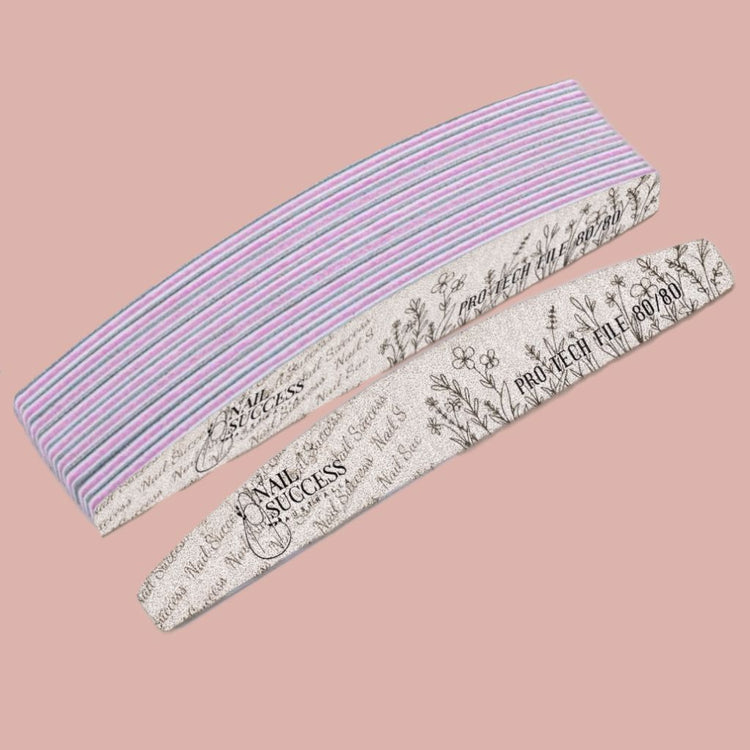 80—extra-coarse grit nail files, 10-pack for acrylic debulking and heavy shaping