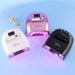NSI Australia Pro Rechargeable 128W LED UV Nail Lamp with flash torch in white, rose gold and black