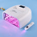 UV nail lamp with flash torch, white gel nail dryer with handheld curing torch