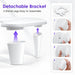 White Pro Relax hand and arm rest pillow showing four detachable legs and a step-by-step assembly guide.