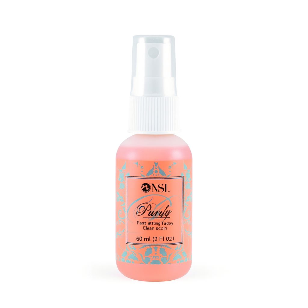 NSI Australia Purify—fast-acting antiseptic nail prep spray, clean scent, 60 mL (2 fl oz) bottle
