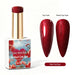 Nail Success Australia Red Cat Eye gel polish with glossy and matte red shimmer nail colour swatches