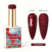 Nail Success Australia Red Sparkle red glitter gel polish with glossy and matte nail colour swatches