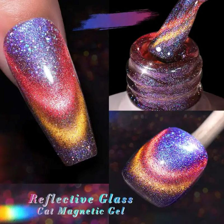 Reflective Glass Cat Magnetic Gel Polish BORN PRETTY