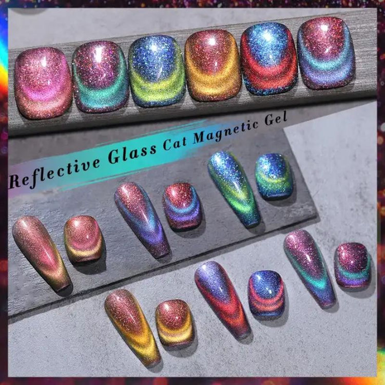 Reflective Glass Cat Magnetic Gel Polish BORN PRETTY