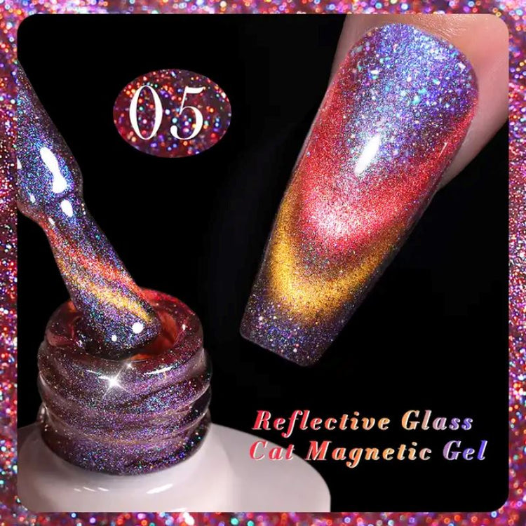 Reflective Glass Cat Magnetic Gel Polish BORN PRETTYRG05
