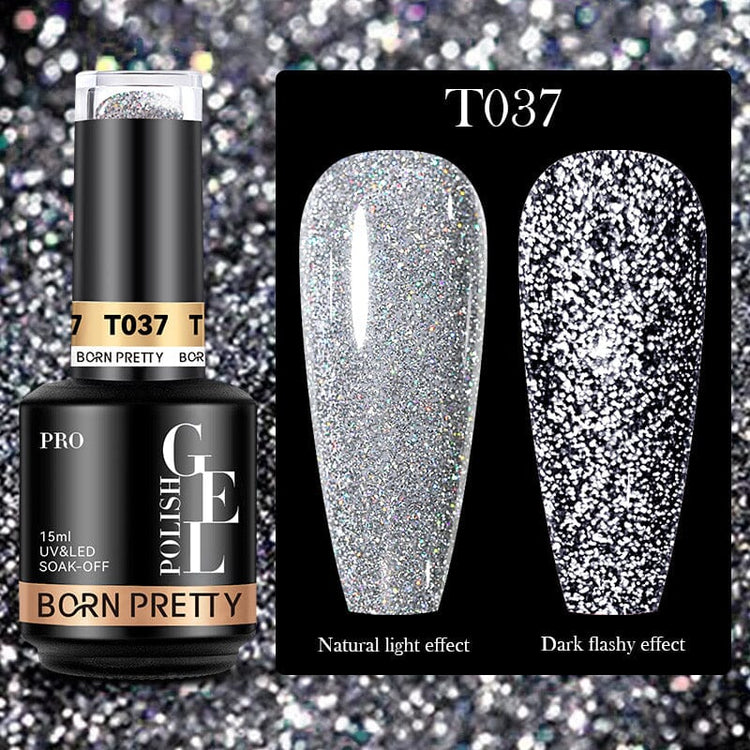 Reflective Glitter Gel Born Pretty 15mlT037-Silver