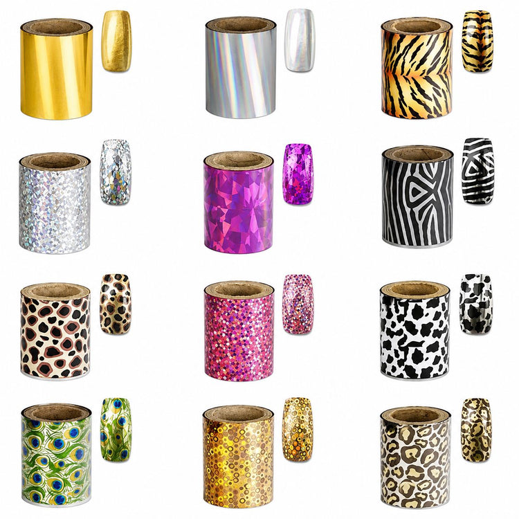 Roll transfer foil nail art NSI Australia