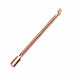 Rose gold double-ended cuticle pusher and scraper nail tool