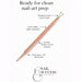 Nail Success Australia rose gold nail art detail tool with fine ball tip, triangular loop end and textured grip handle