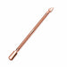 Rose gold double-ended cuticle pusher and scraper nail tool