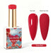 Nail Success Australia Rose Red gel polish with glossy and matte red nail colour swatches