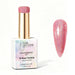 Nail Success Australia Rosé Twinkle holographic gel polish bottle with glossy rose pink holographic nail colour swatch