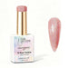 Nail Success Australia Rosé Twinkle holographic gel polish bottle with glossy rose pink holographic nail colour swatch