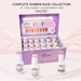 Rubber Base Gel Collection Kit - complete collection - 18 shades boxed with swatch card
