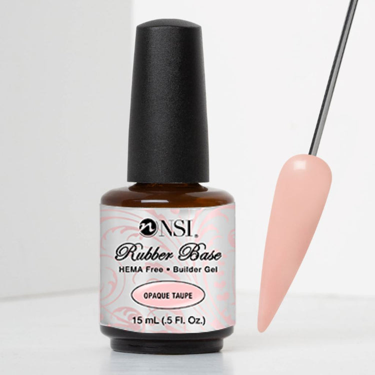 Rubber Base Soak Off Gel In A BottleOpaque Taupe