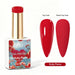 Nail Success Australia Ruby Flame red gel polish with glossy and matte red nail colour swatches