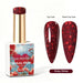 Nail Success Australia Ruby Glitter red glitter gel polish with glossy and matte nail colour swatches