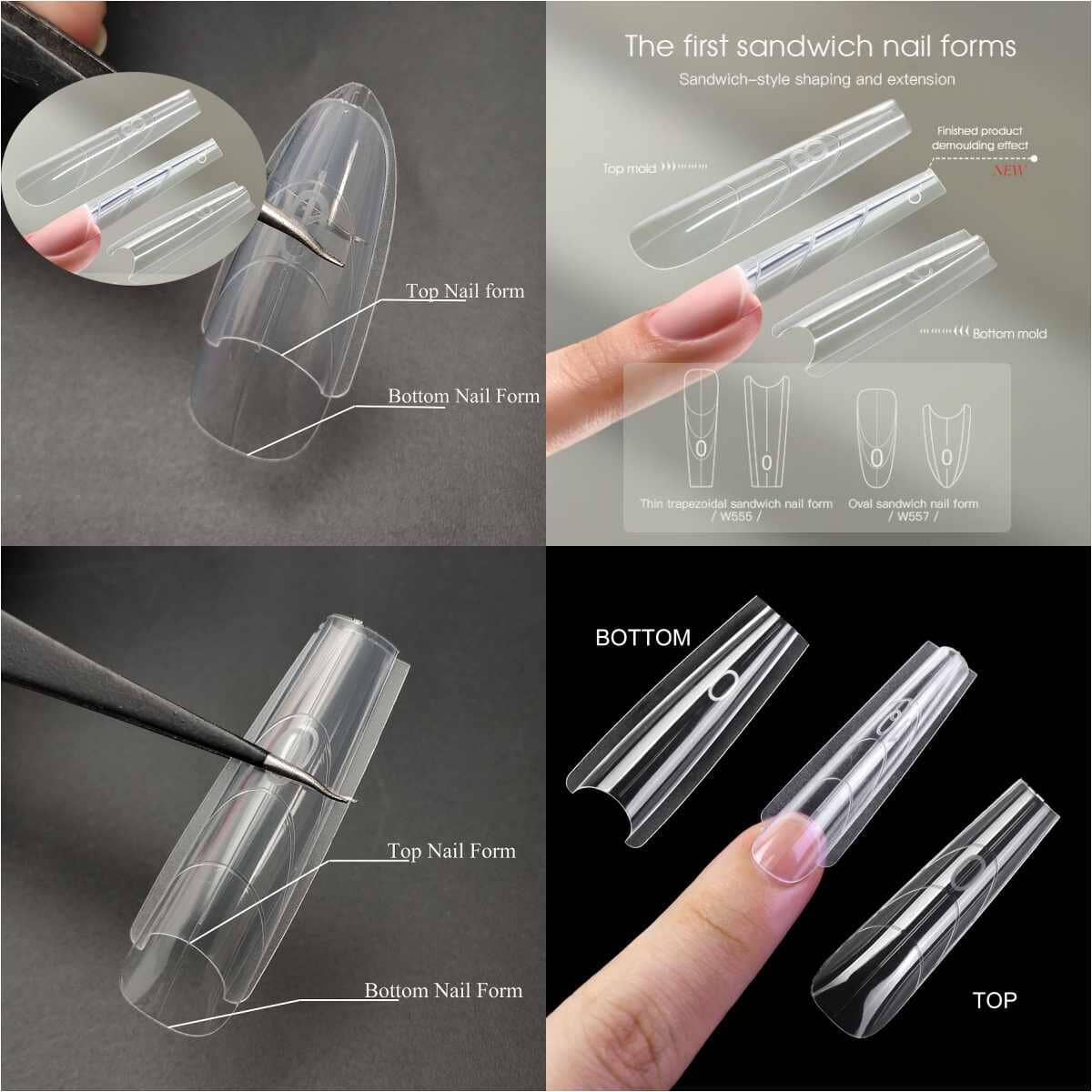 trapezoid styles shown