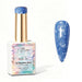 Nail Success Australia Aurora Pearl Gel in Sapphire Glow, shown with blue pearl shimmer swatch and glossy soak-off gel polish finish