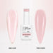 Second Skin Rubber Base Gel - one coat vs two coats comparison