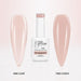 Second Skin Rubber Base Gel - one coat vs two coats comparison