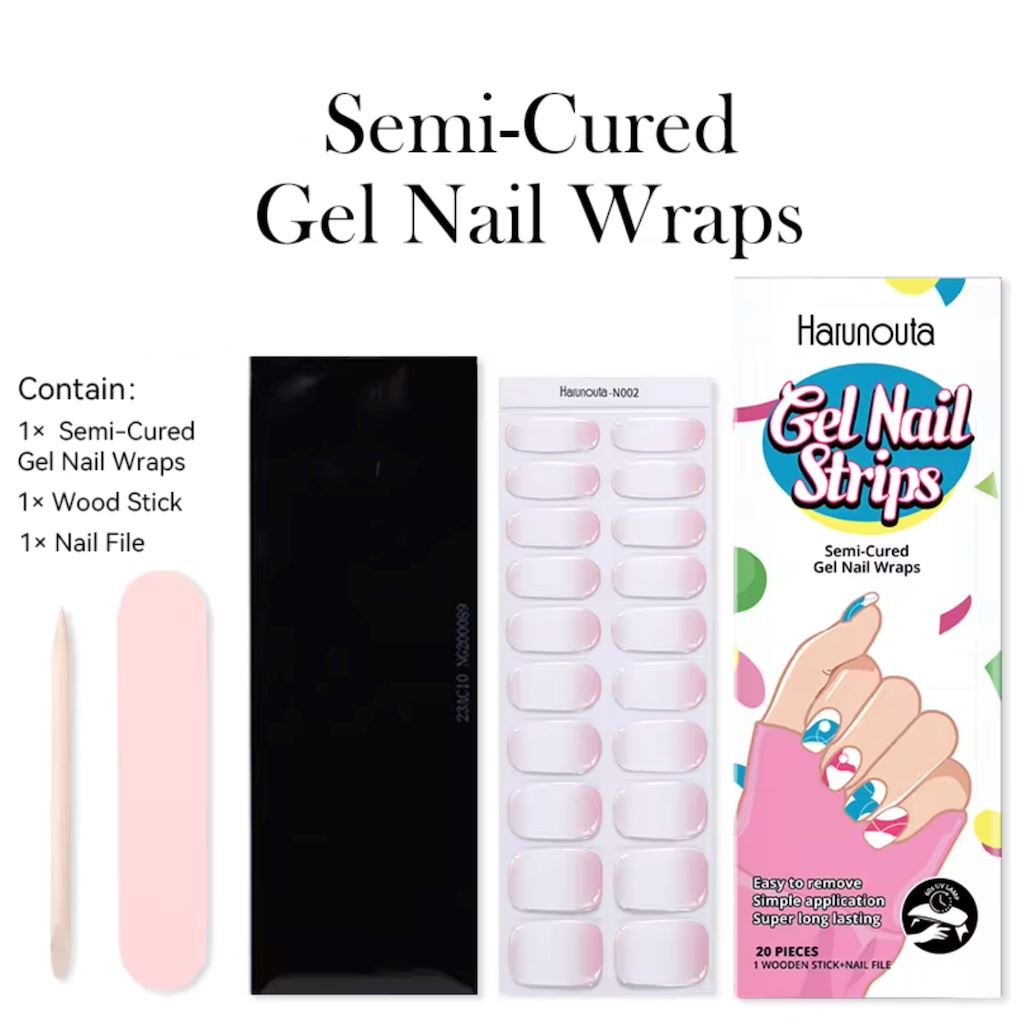 Semi-Cured Gel Nail Wraps