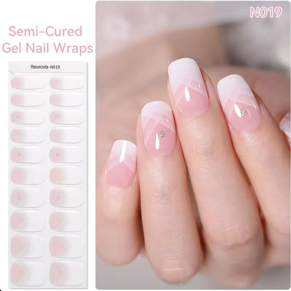 Semi-Cured Gel Nail WrapsN019