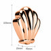 Nail Success Australia rose gold shell foot file callus remover with 103mm height and 45mm width measurement guide