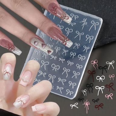 Nail Success Australia bow series silicone mould for 3D nail art bows and ribbon charms