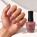SINA gel polish GP-04, shown on painted nails beside the bottle