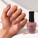 SINA gel polish GP-58, shown on painted nails beside the bottle