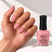 SINA gel polish GP-74, shown on painted nails beside the bottle