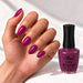 SINA gel polish GP-80, shown on painted nails beside the bottle
