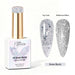 Nail Success Australia Snow Burst reflective glitter gel polish with top coat and reflective effect swatches