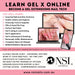 NSI Australia Learn Gel X Online course — gel extensions nail tech training with e-file prep, sizing, application, and salon art; flexible, certificate included