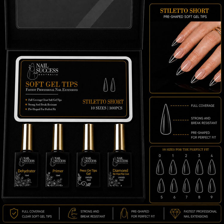Soft Gel Nail Extension Kit | Full Cover Starter Kit