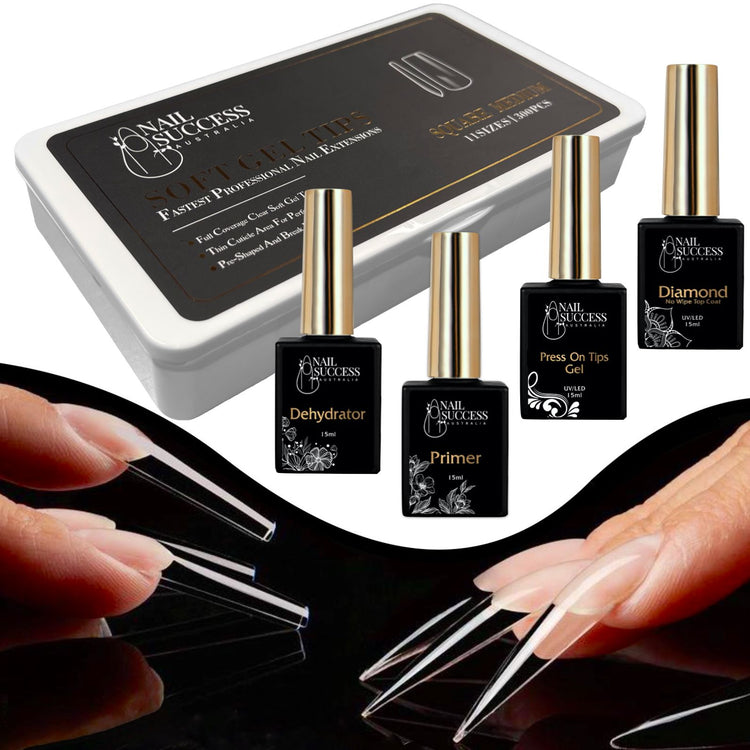 Soft Gel Press On Nail Kit