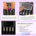Nail Success Soft Gel Press On Nail Kit — collage with kit box, four bottles and customer reviews