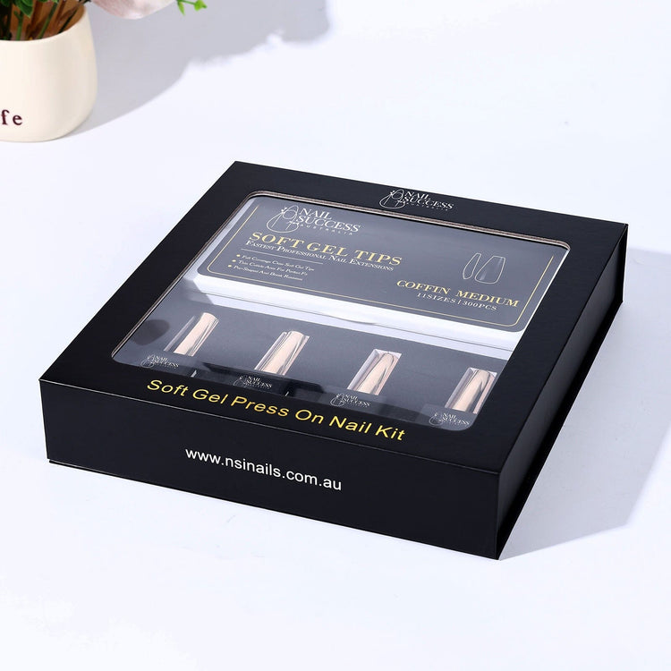 Soft Gel Press On Nail Kit